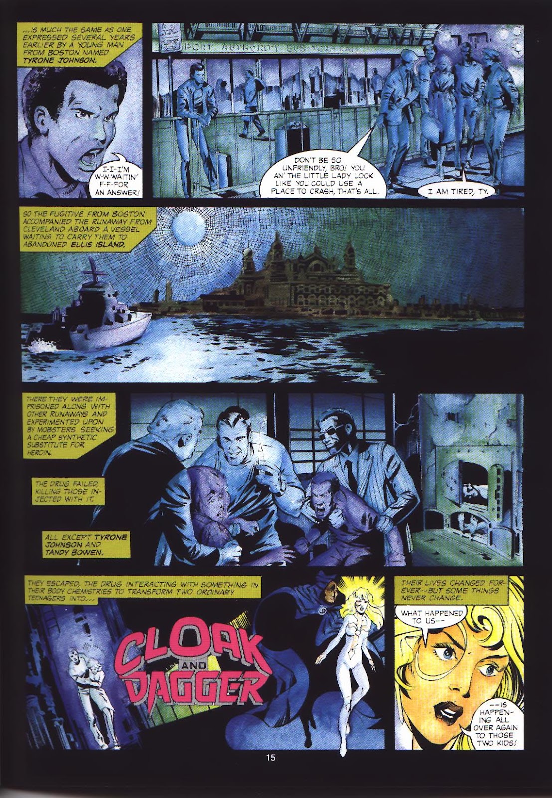 Marvel Graphic Novel: Cloak and Dagger and Power Pack: Shelter From The Storm TPB - Page 16