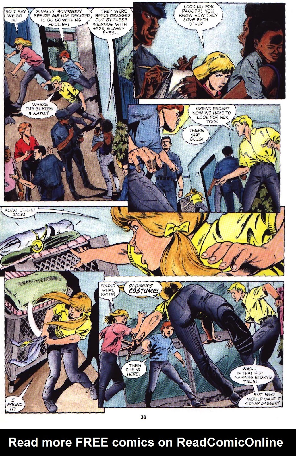 Marvel Graphic Novel: Cloak and Dagger and Power Pack: Shelter From The Storm TPB - Page 39