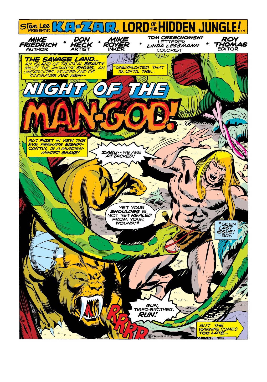 Marvel Masterworks: Ka-Zar TPB 2 (Part 3) - Page 38
