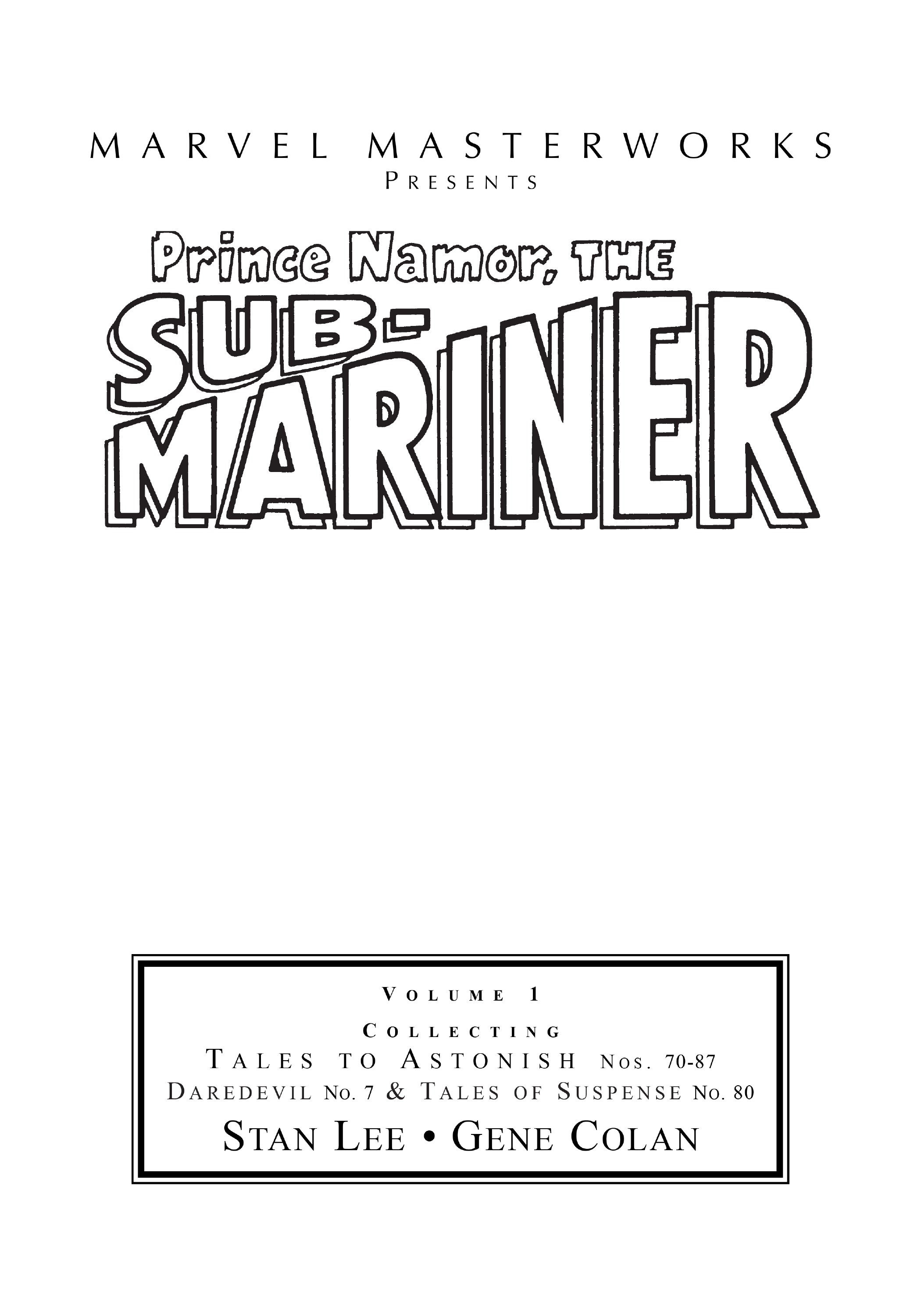 Marvel Masterworks: The Sub-Mariner TPB_1_(Part_1) - Page 2