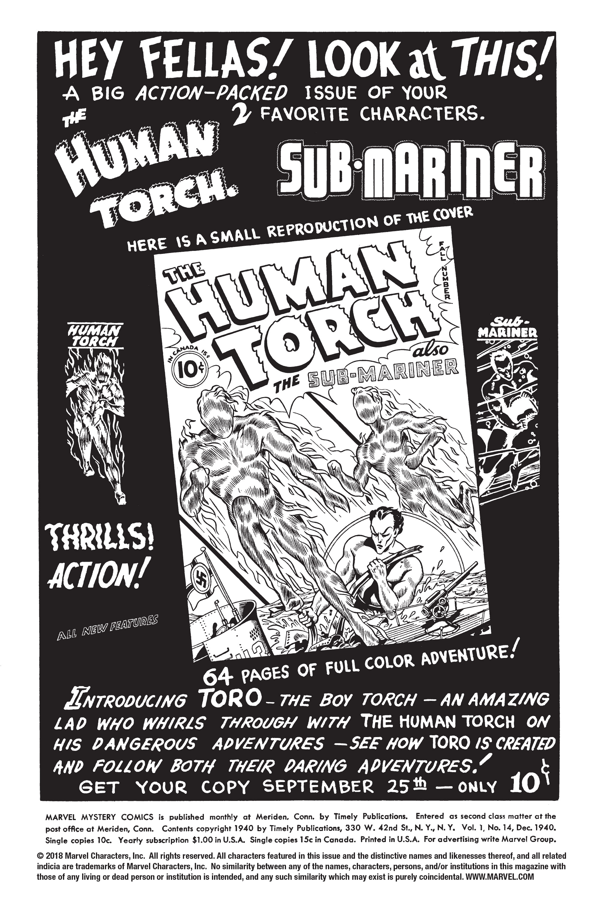 Marvel Mystery Comics (1939) Issue #14 - Page 2