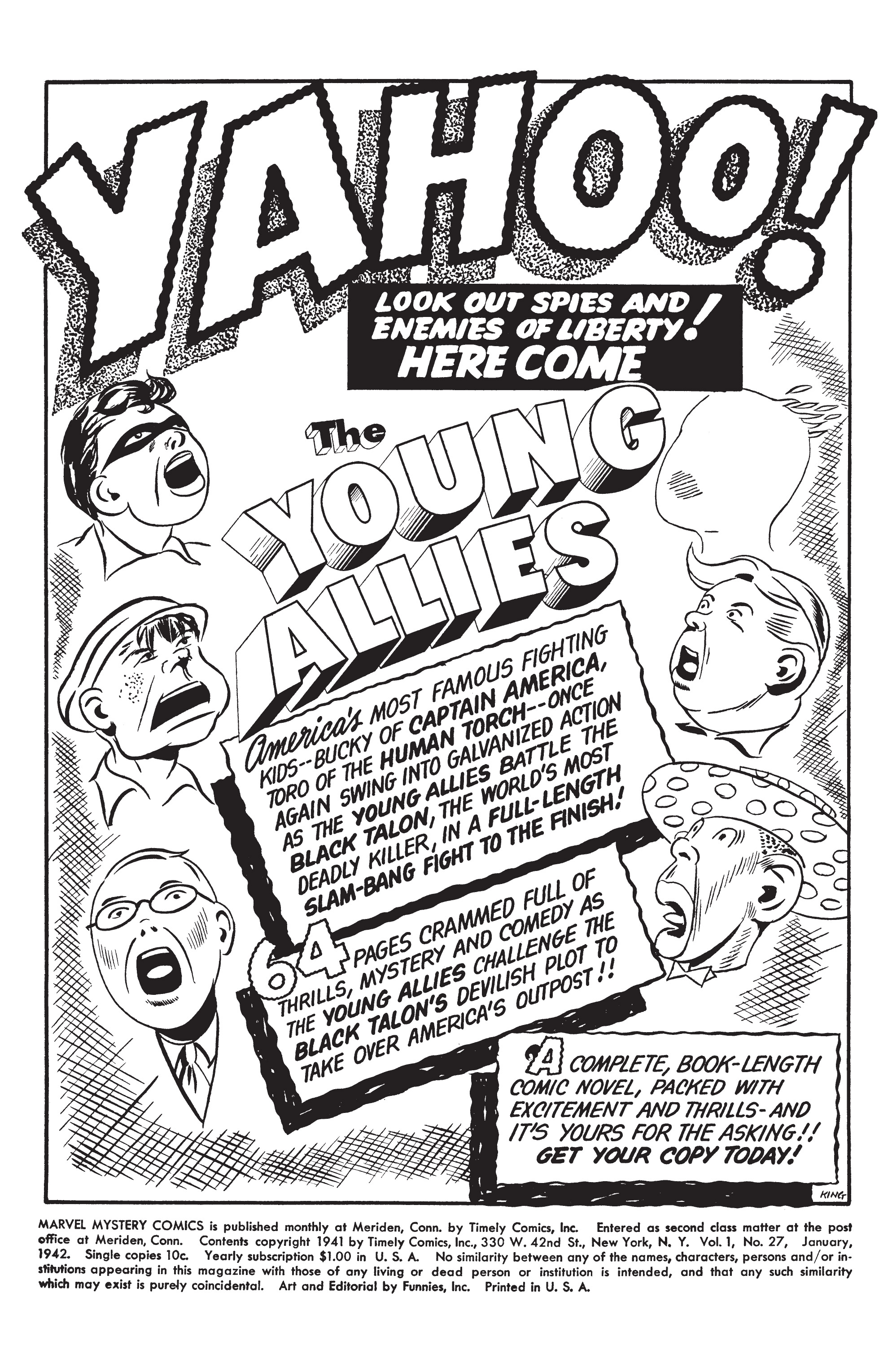 Marvel Mystery Comics (1939) Issue #27 - Page 3