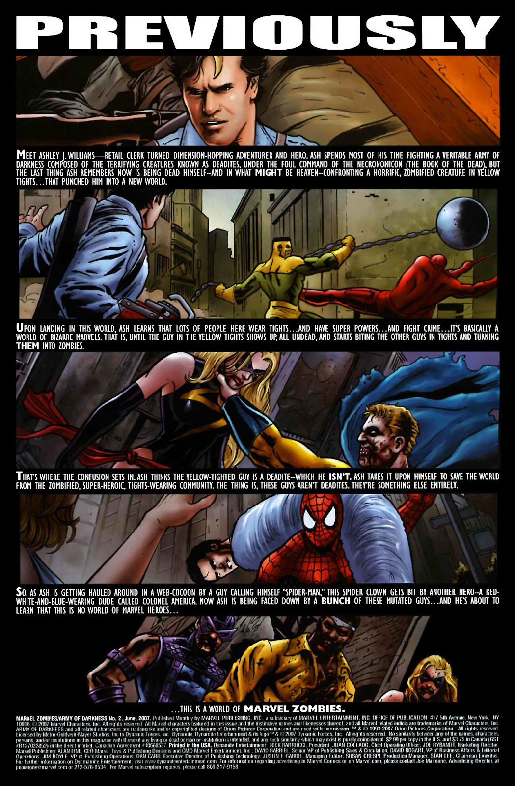 Marvel Zombies/Army of Darkness Issue #2 - Page 2