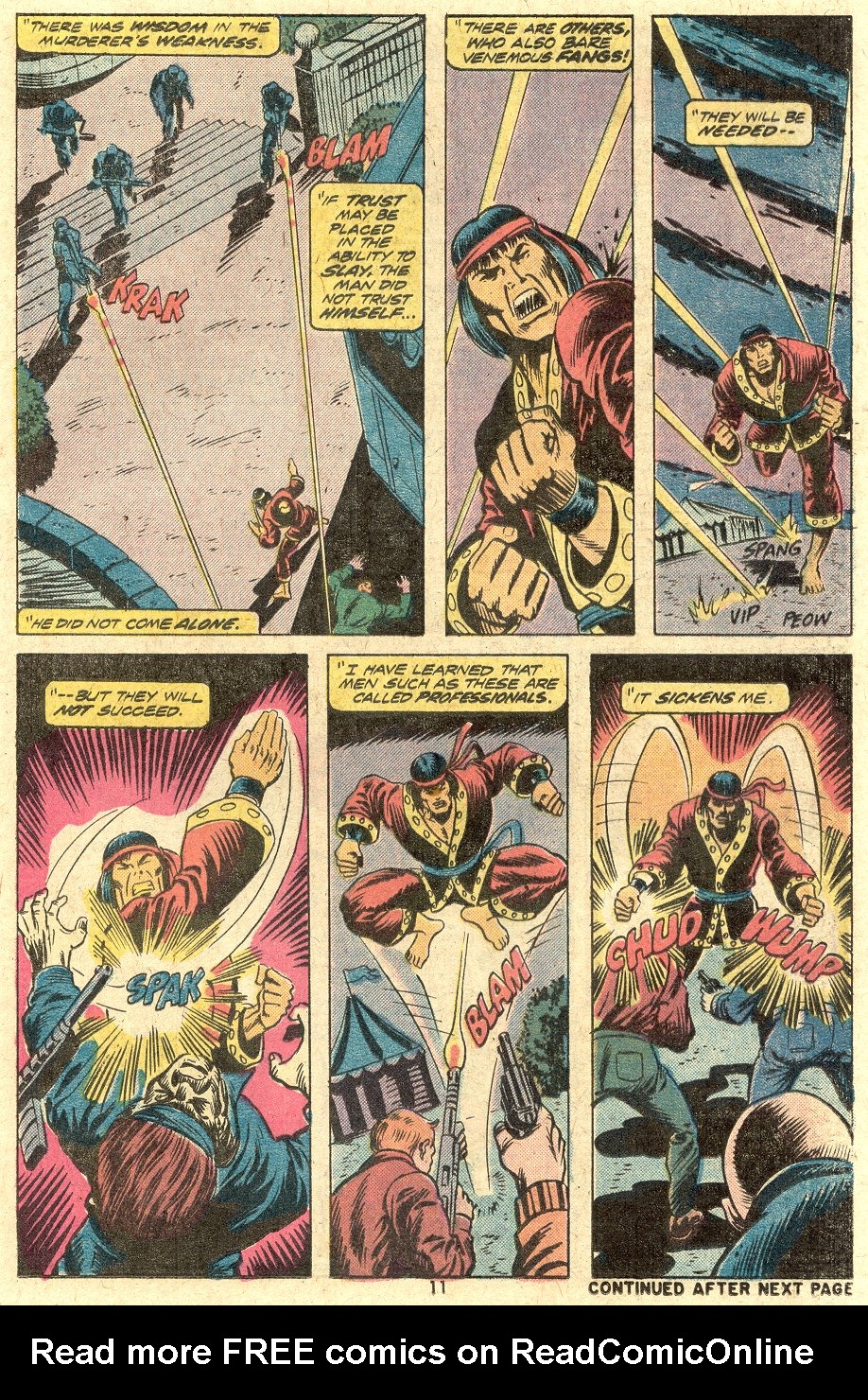 Master of Kung Fu (1974) Issue #21 - Page 8
