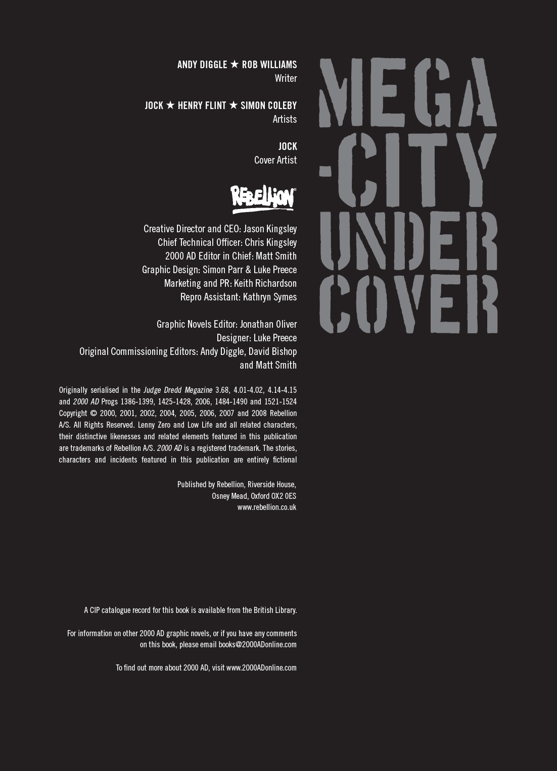 Mega-City Undercover TPB_1 - Page 4