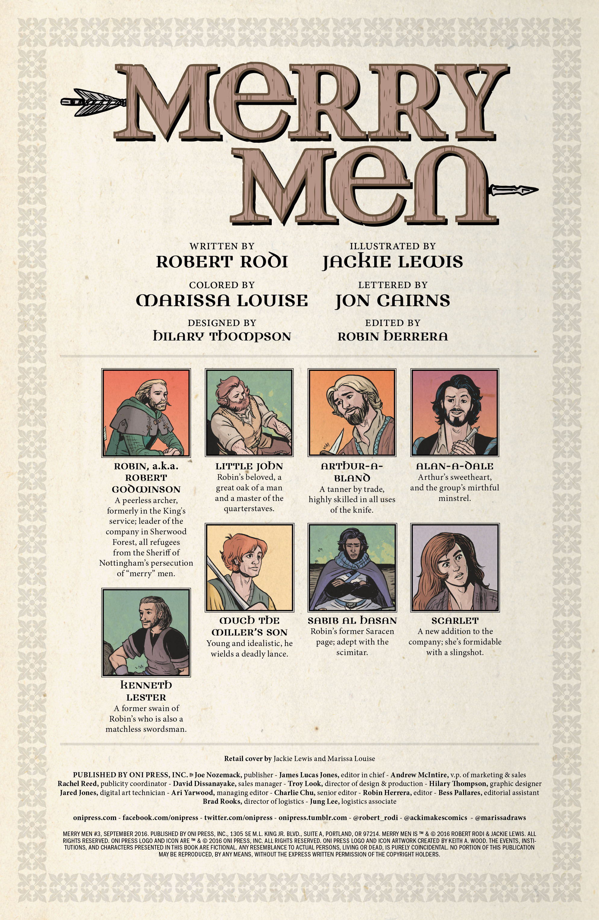 Merry Men  Issue #3 - Page 2