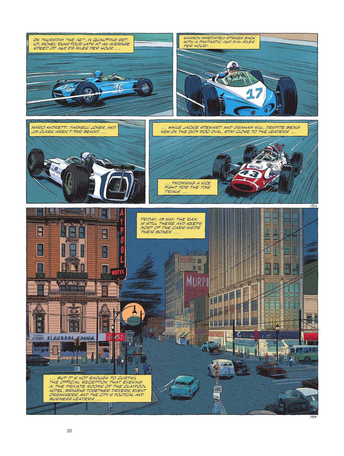 Michel Vaillant: Legendary Races: In the Hell of Indianapolis Issue #1 - Page 22