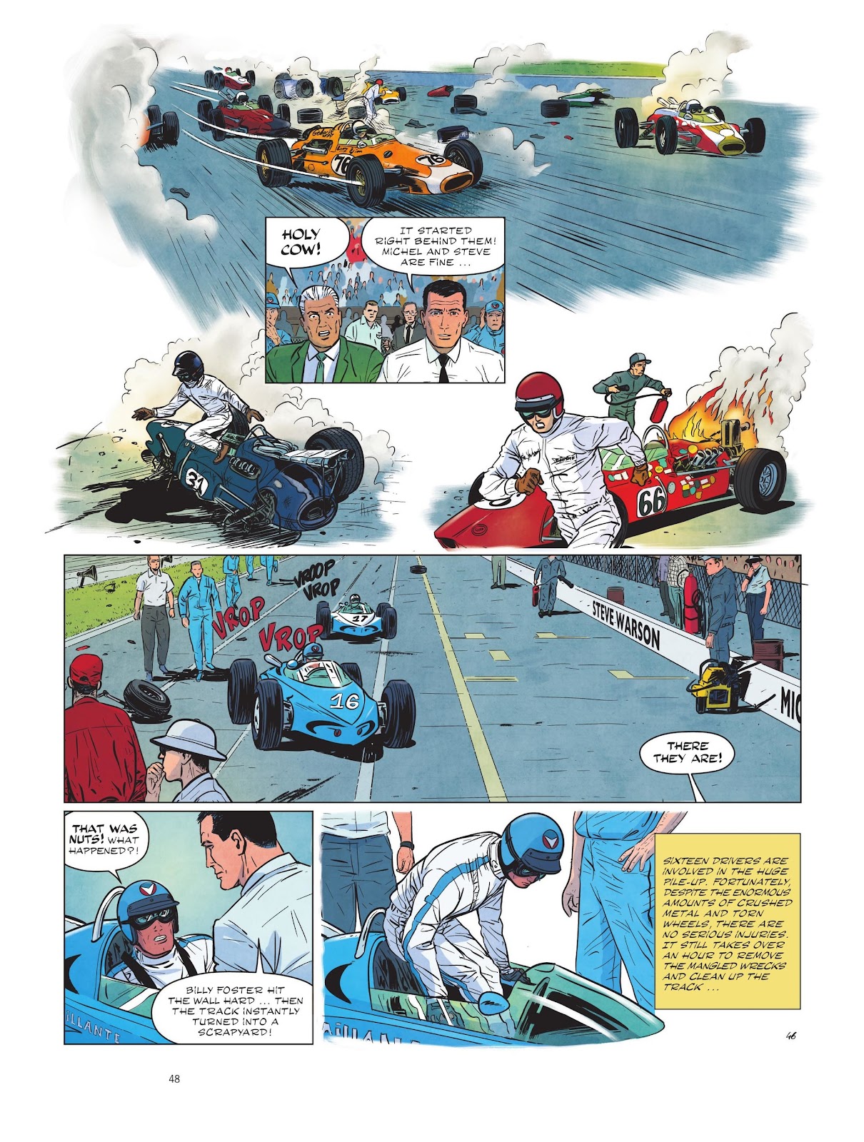 Michel Vaillant: Legendary Races: In the Hell of Indianapolis Issue #1 - Page 49