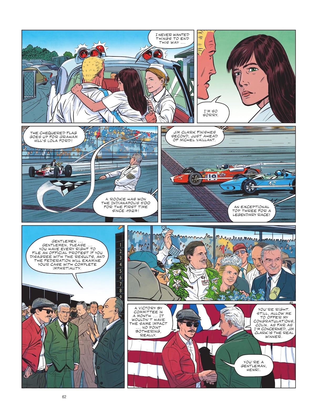 Michel Vaillant: Legendary Races: In the Hell of Indianapolis Issue #1 - Page 63