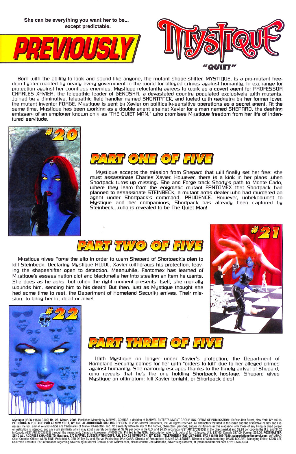 Mystique Issue #23 - Page 2