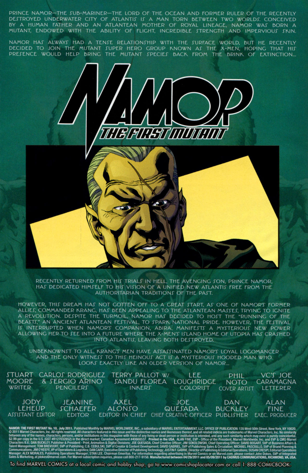 Namor: The First Mutant Issue #10 - Page 2