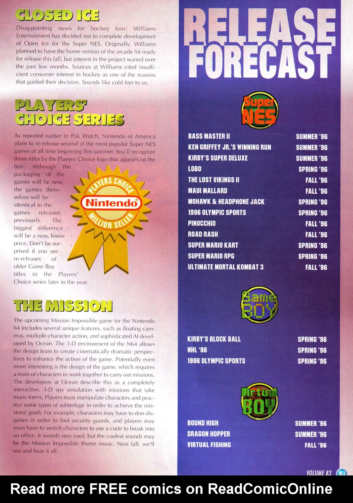 Nintendo Power Issue #83 - Page 110