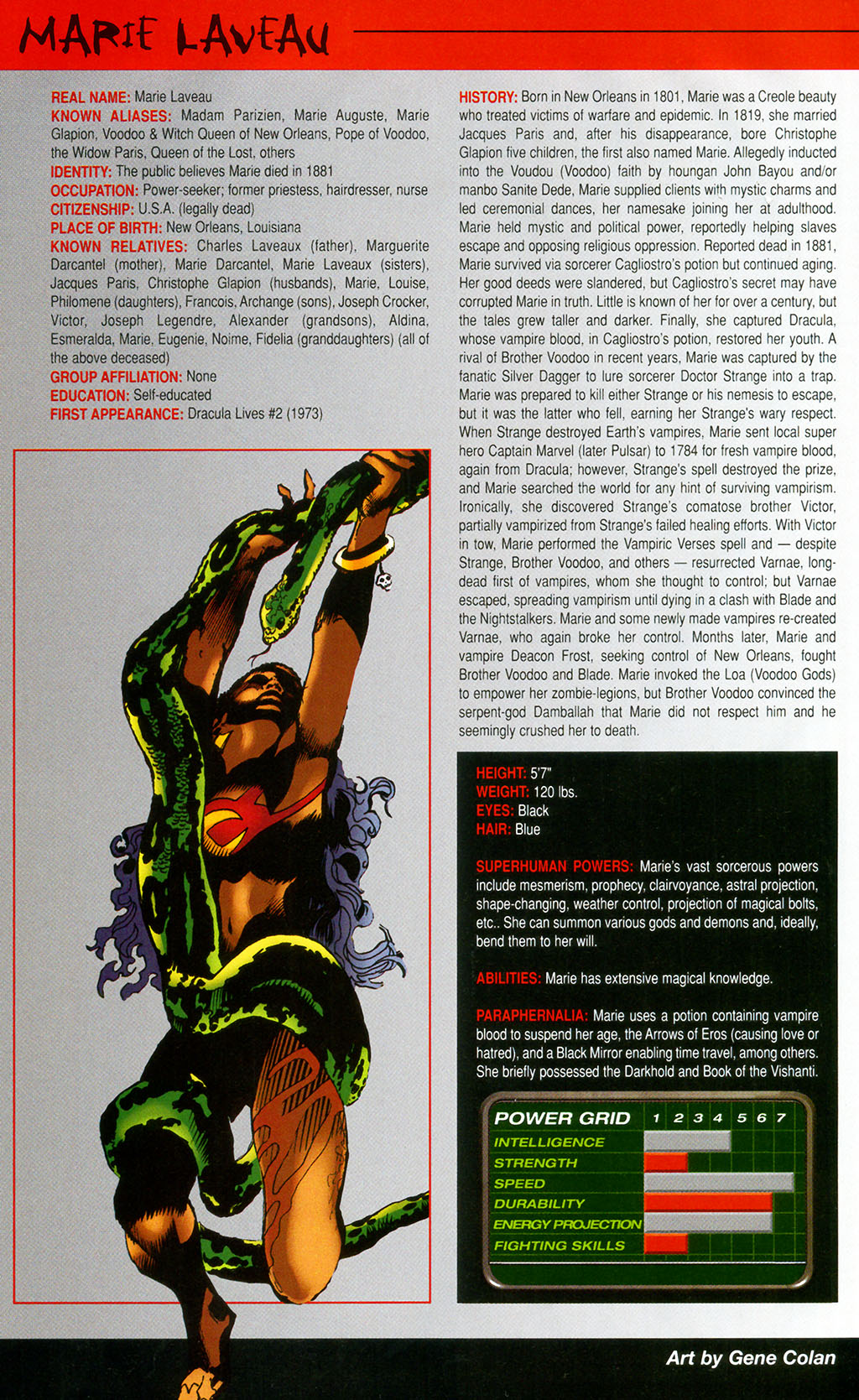 Official Handbook of the Marvel Universe: Horror 2005 Issue #1 - Page 26