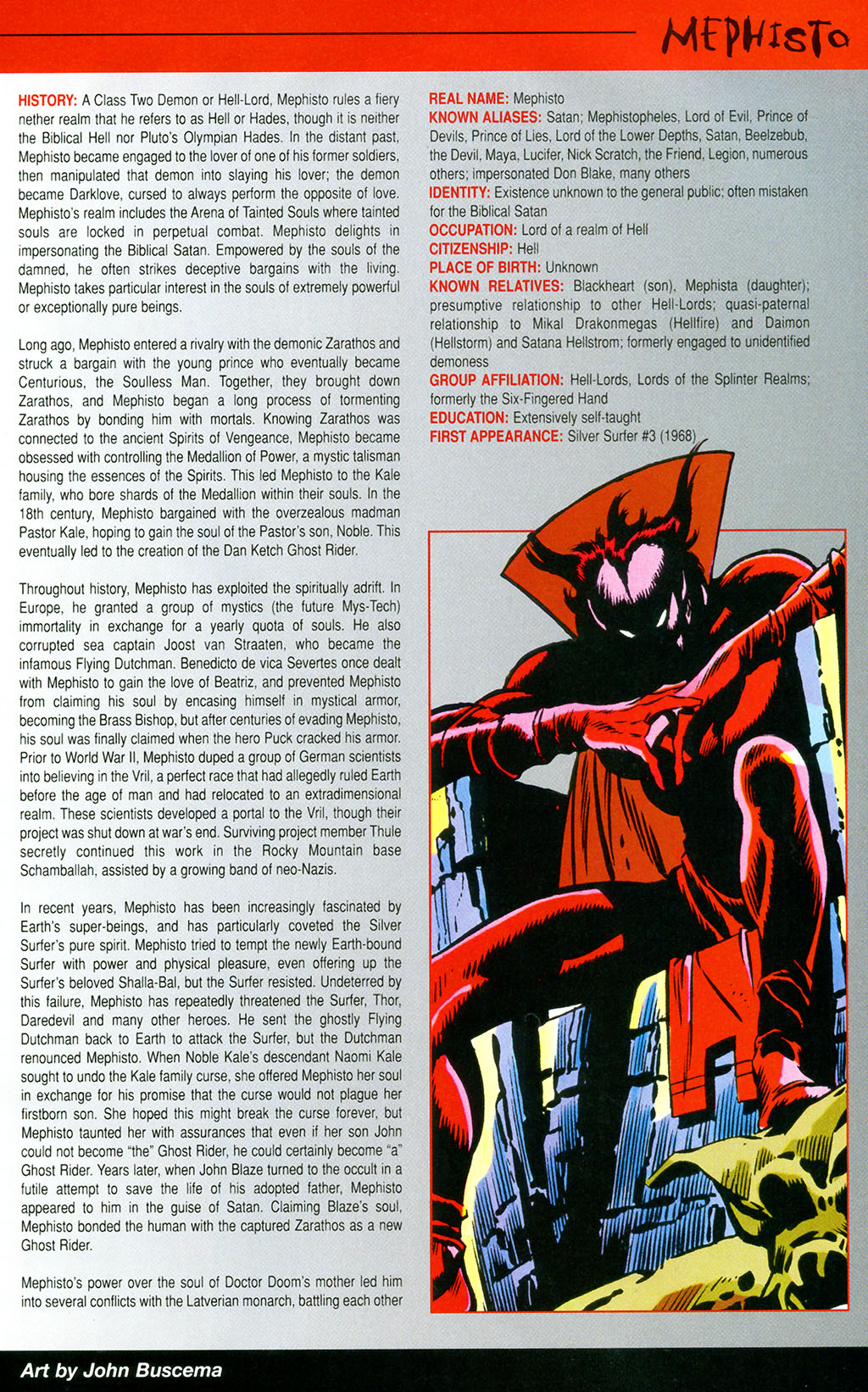 Official Handbook of the Marvel Universe: Horror 2005 Issue #1 - Page 33