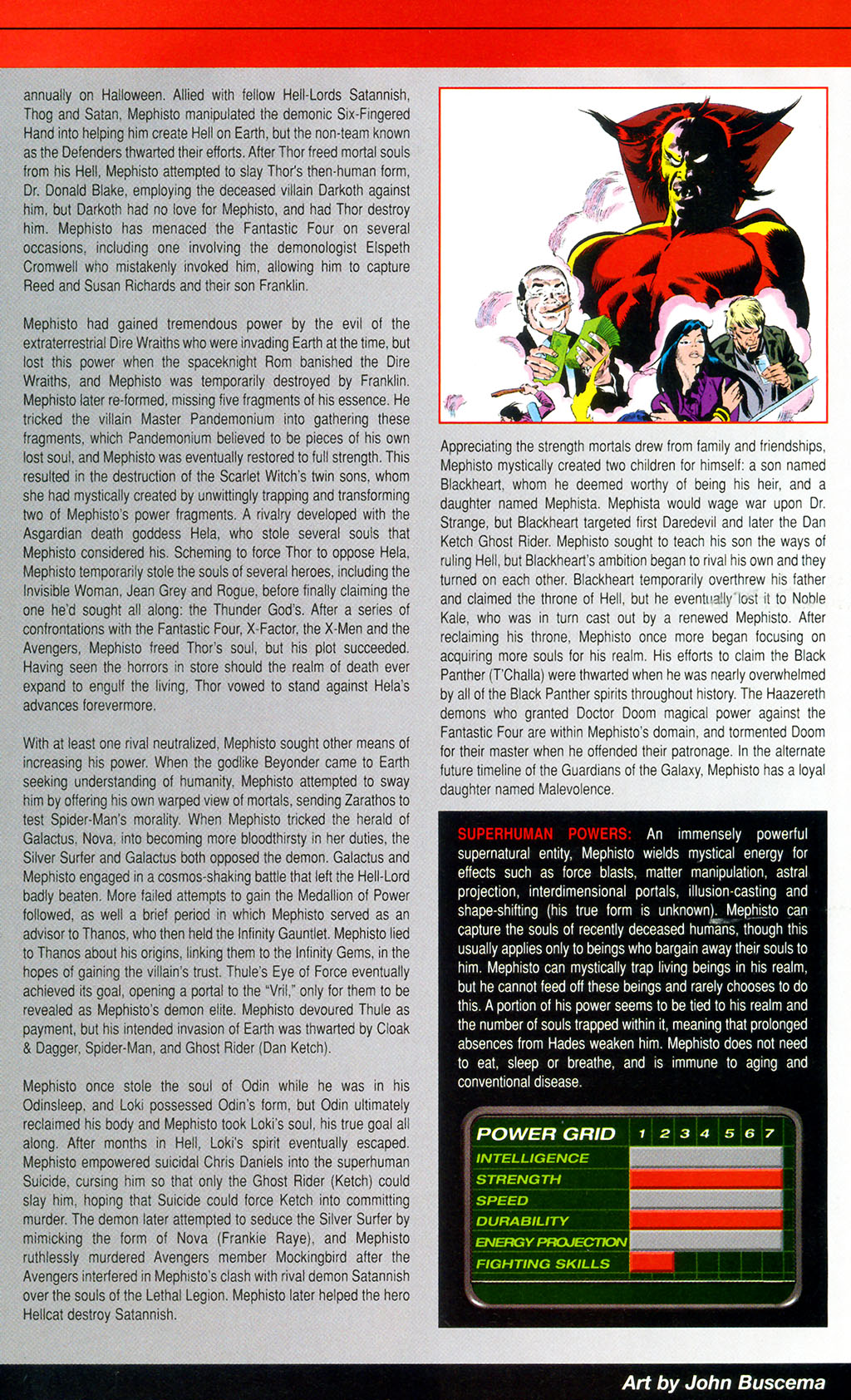 Official Handbook of the Marvel Universe: Horror 2005 Issue #1 - Page 34