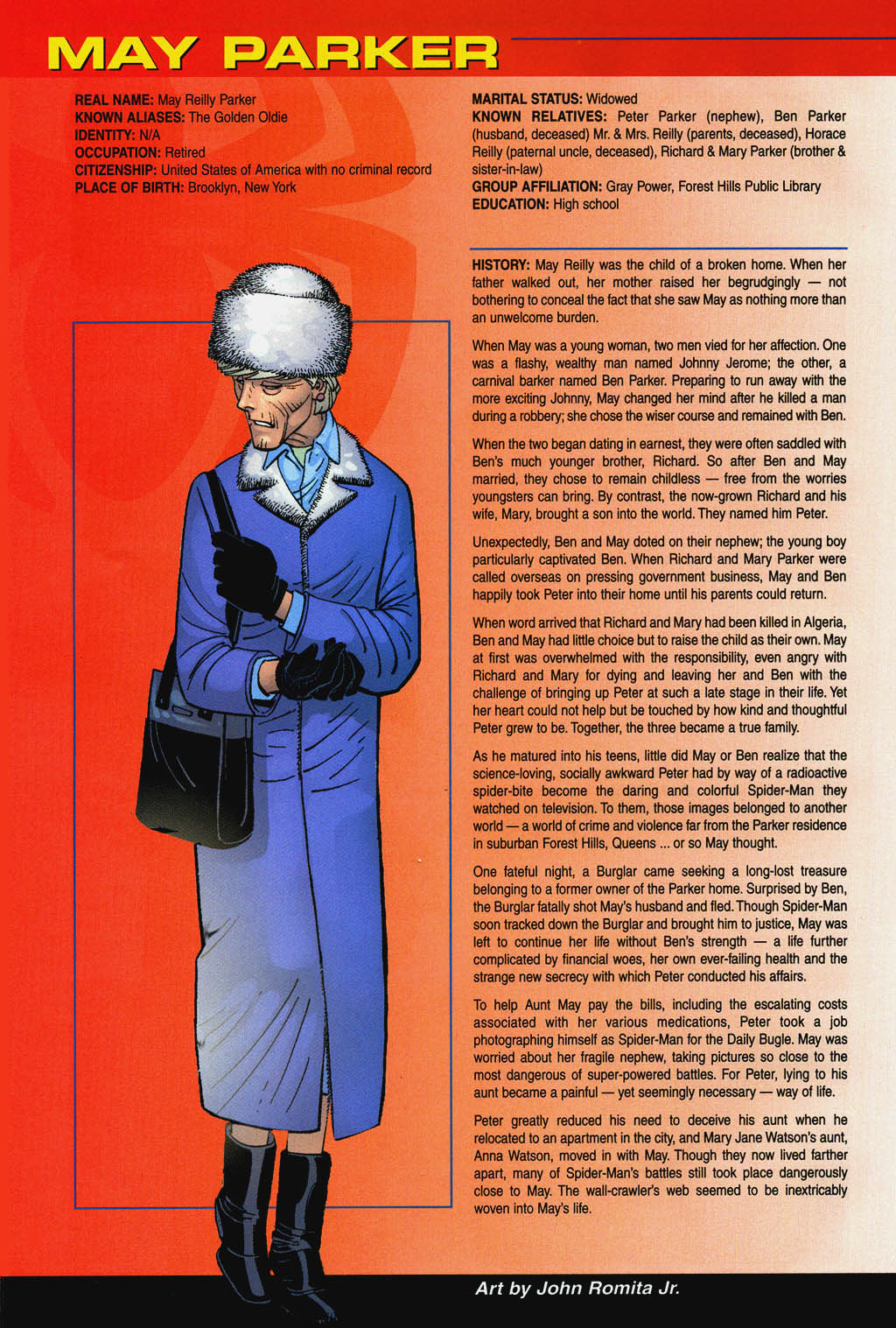Official Handbook of the Marvel Universe: Spider-Man 2004 Full - Page 24