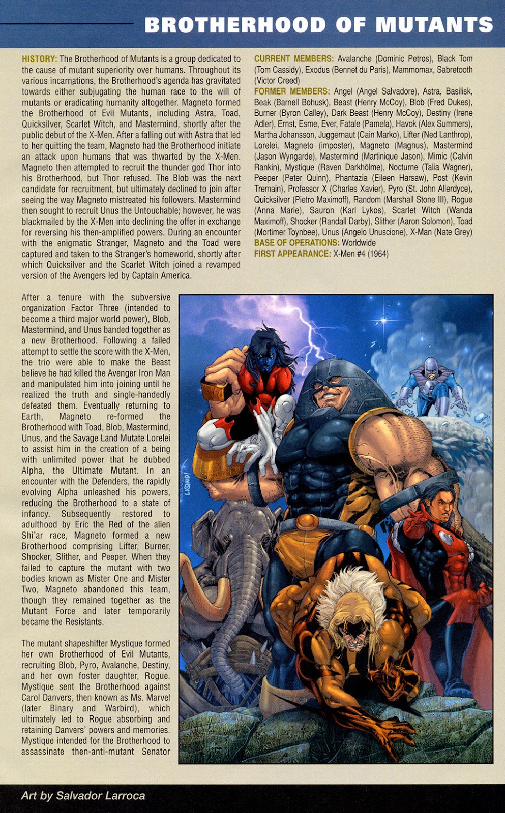 Official Handbook of the Marvel Universe: Teams 2005 Full - Page 9