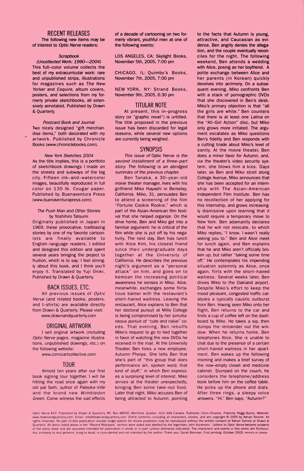 Optic Nerve Issue #10 - Page 3