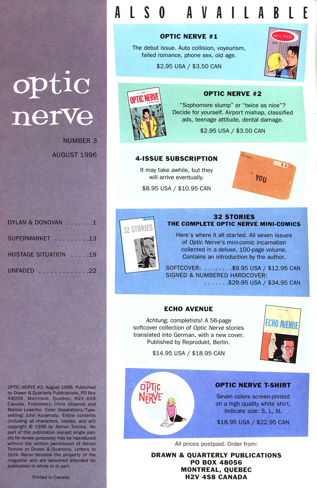 Optic Nerve Issue #3 - Page 2