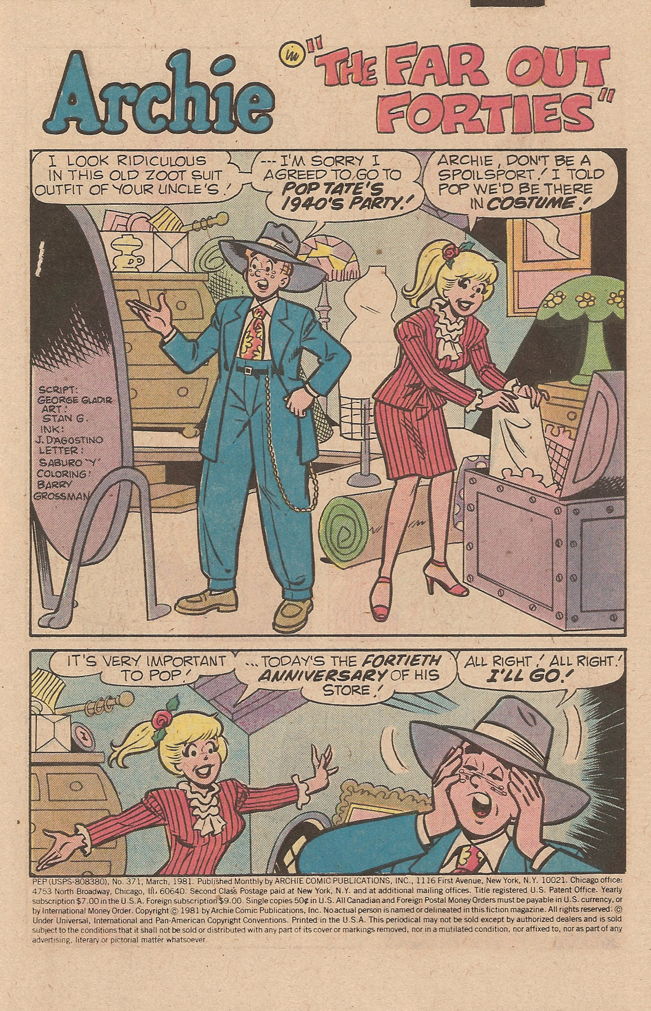 Pep Comics Issue #371 - Page 3