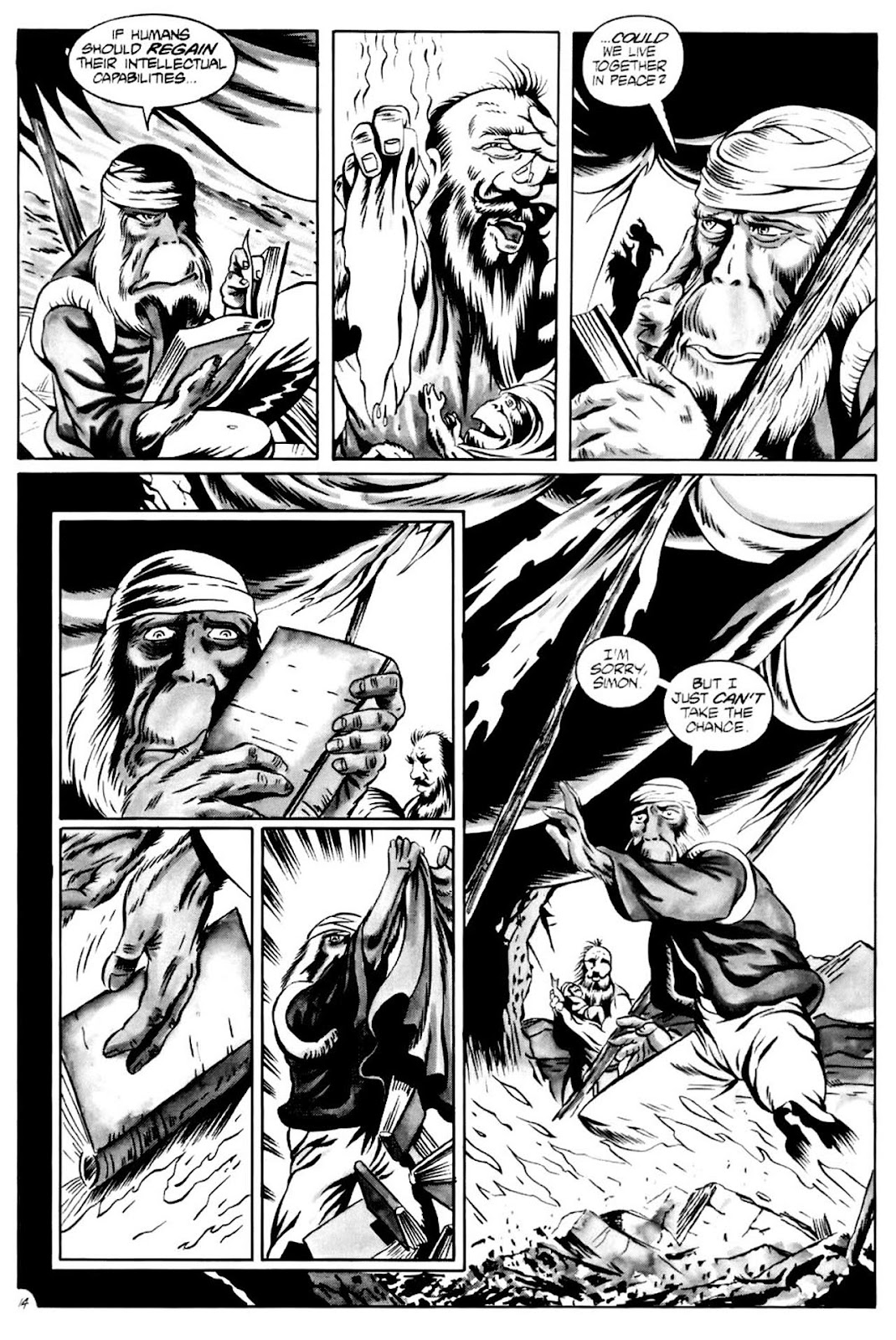 Planet of the Apes (1990) Issue #4 - Page 16