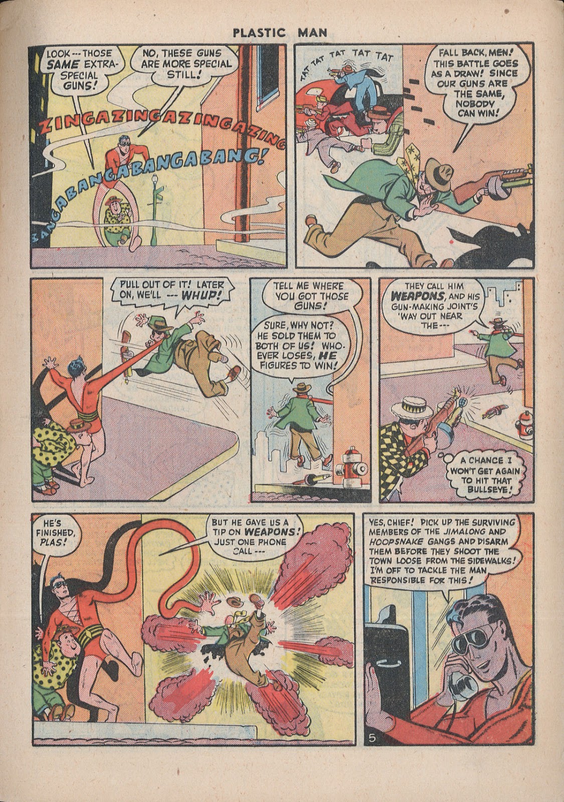 Plastic Man (1943) Issue #5 - Page 7