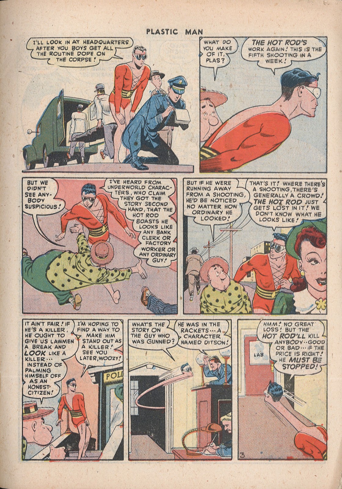 Plastic Man (1943) Issue #8 - Page 5