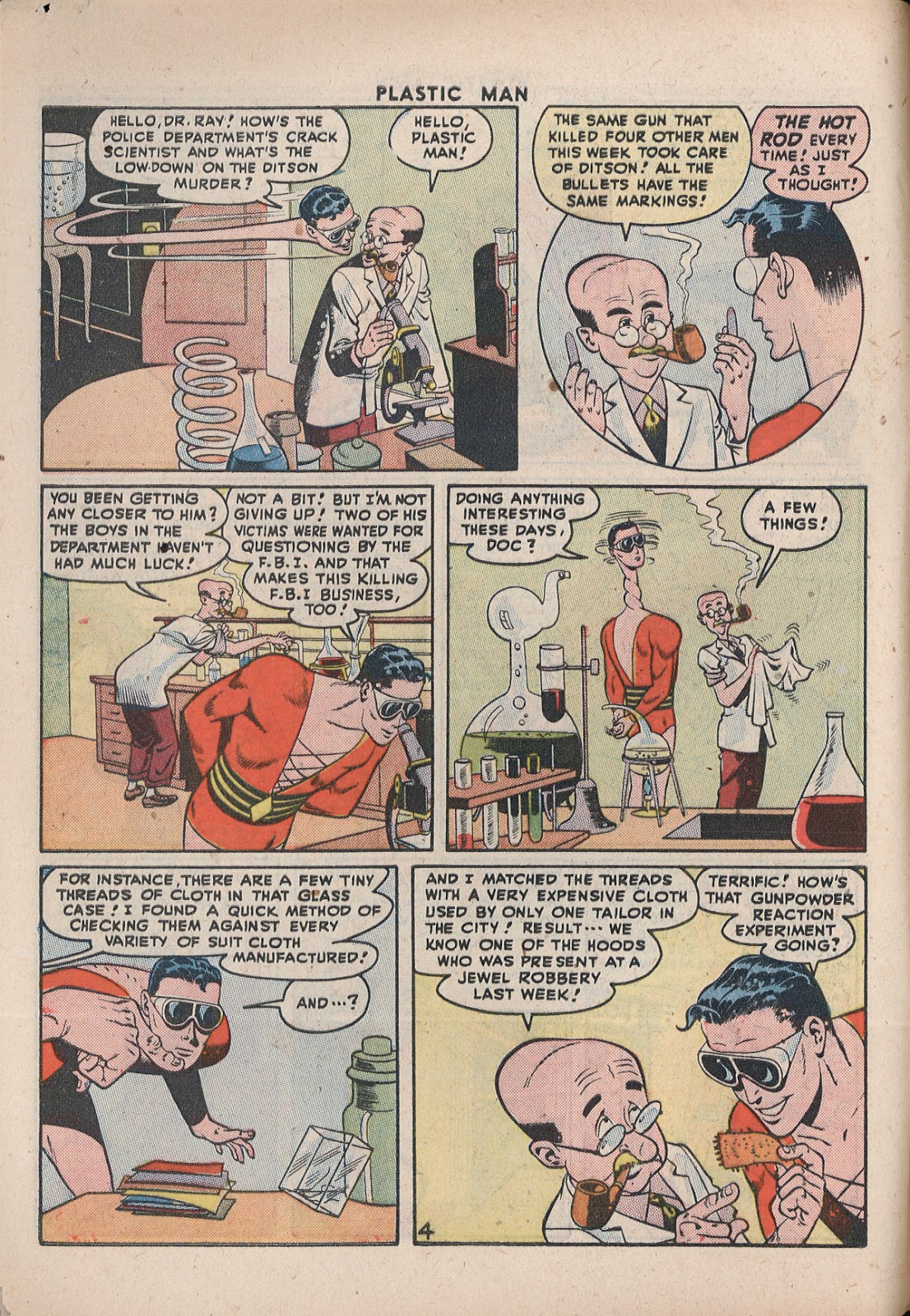 Plastic Man (1943) Issue #8 - Page 6