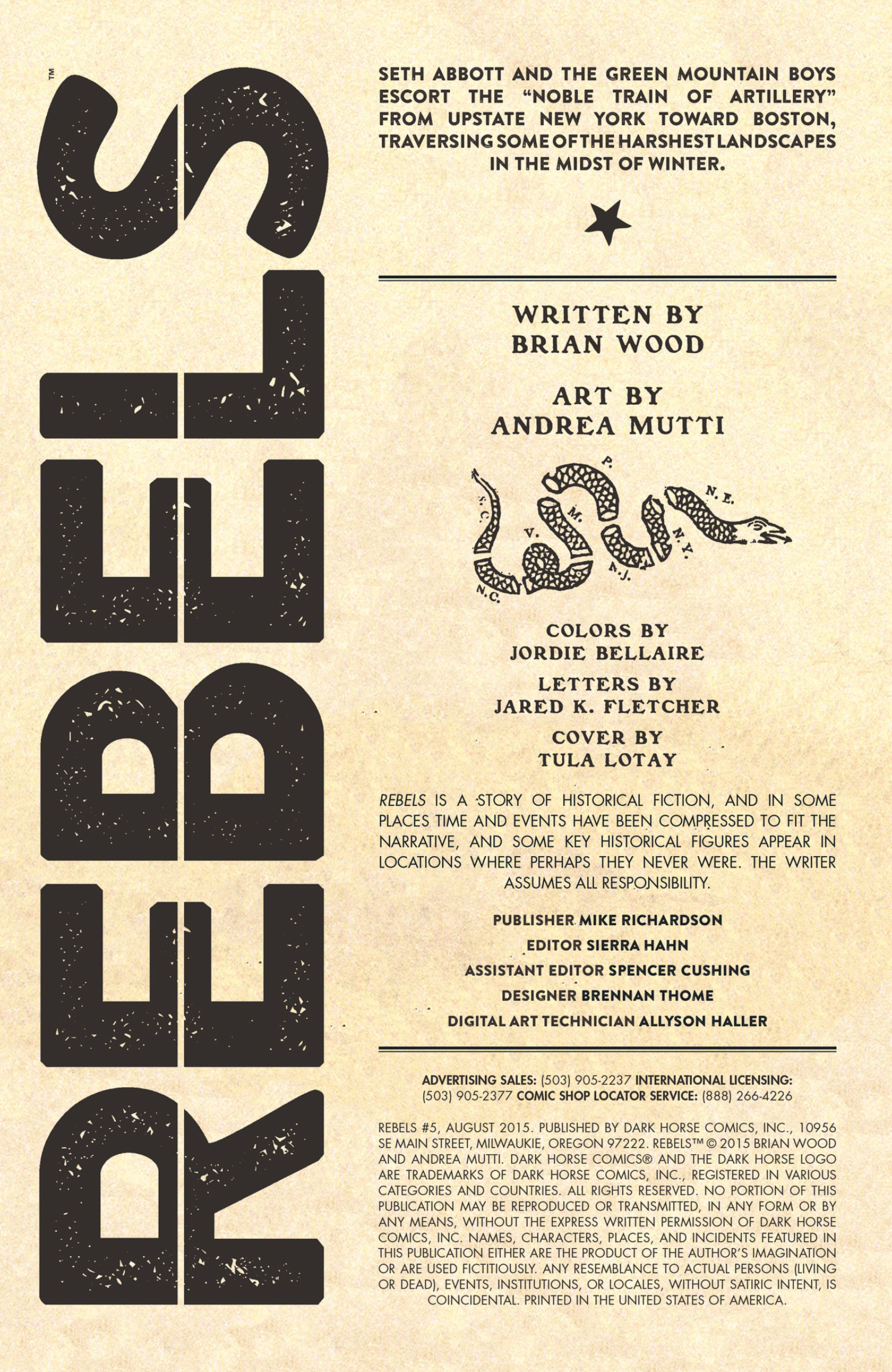 Rebels Issue #5 - Page 2