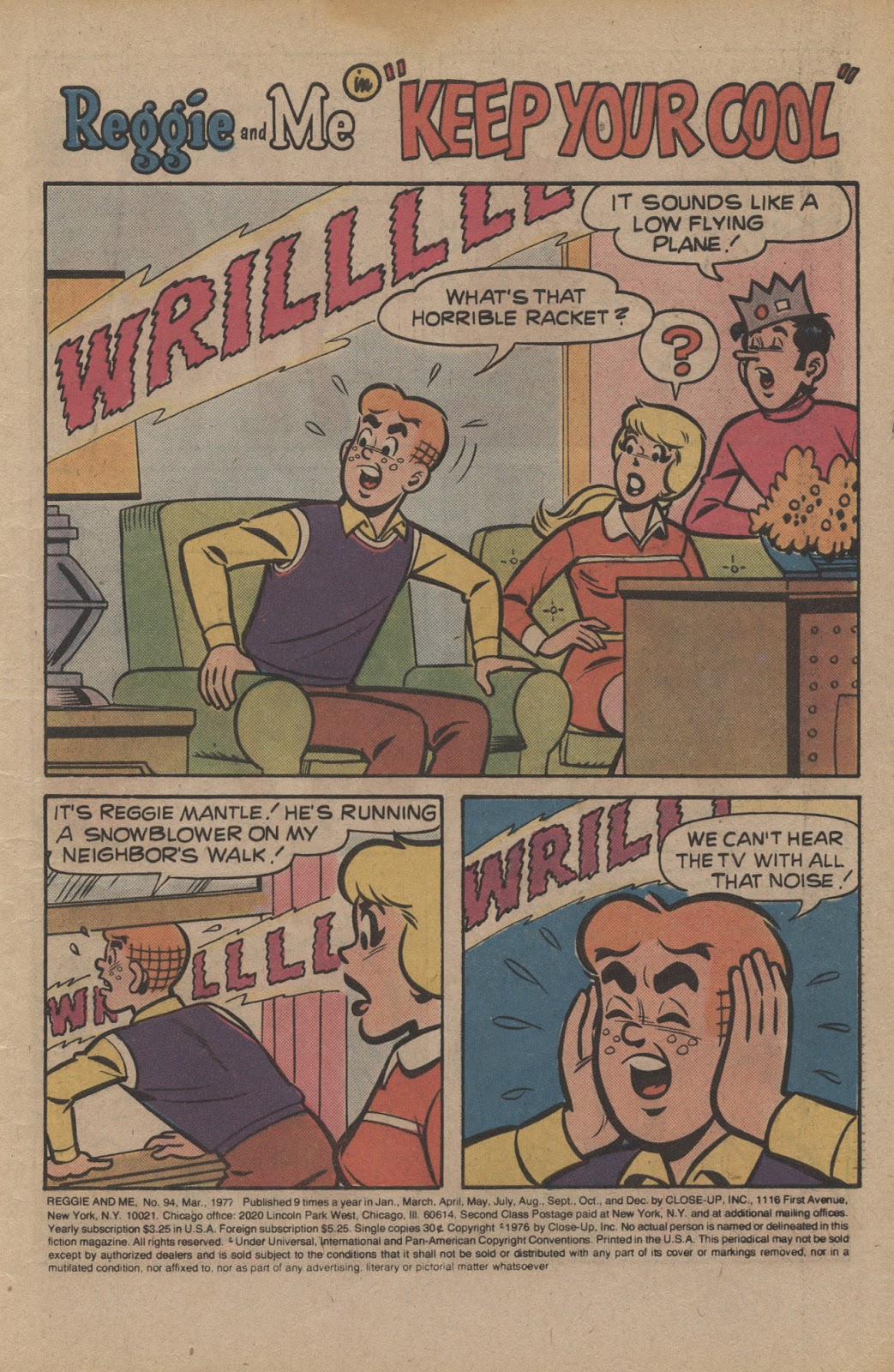 Reggie and Me (1966) Issue #94 - Page 3