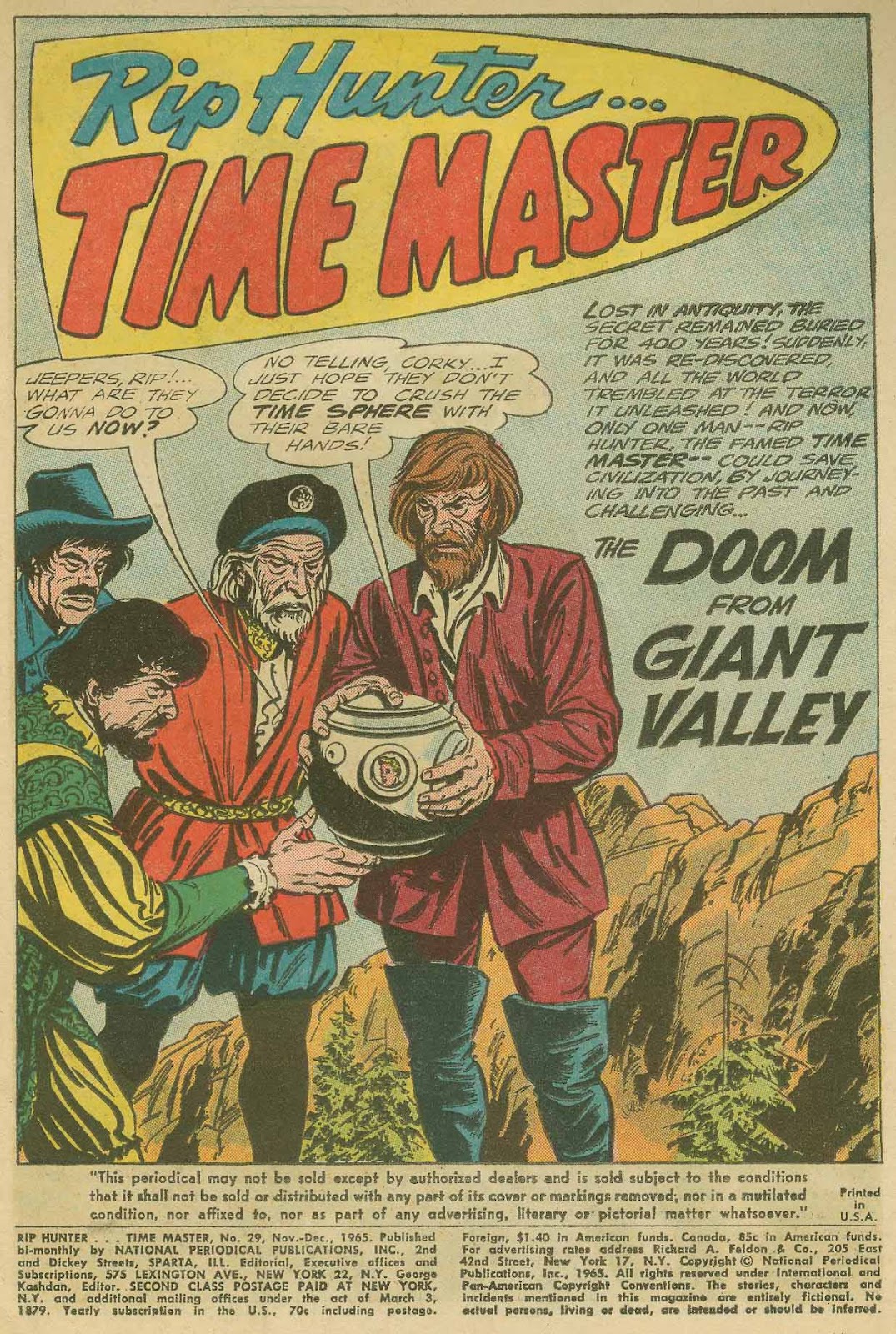 Rip Hunter...Time Master Issue #29 - Page 3
