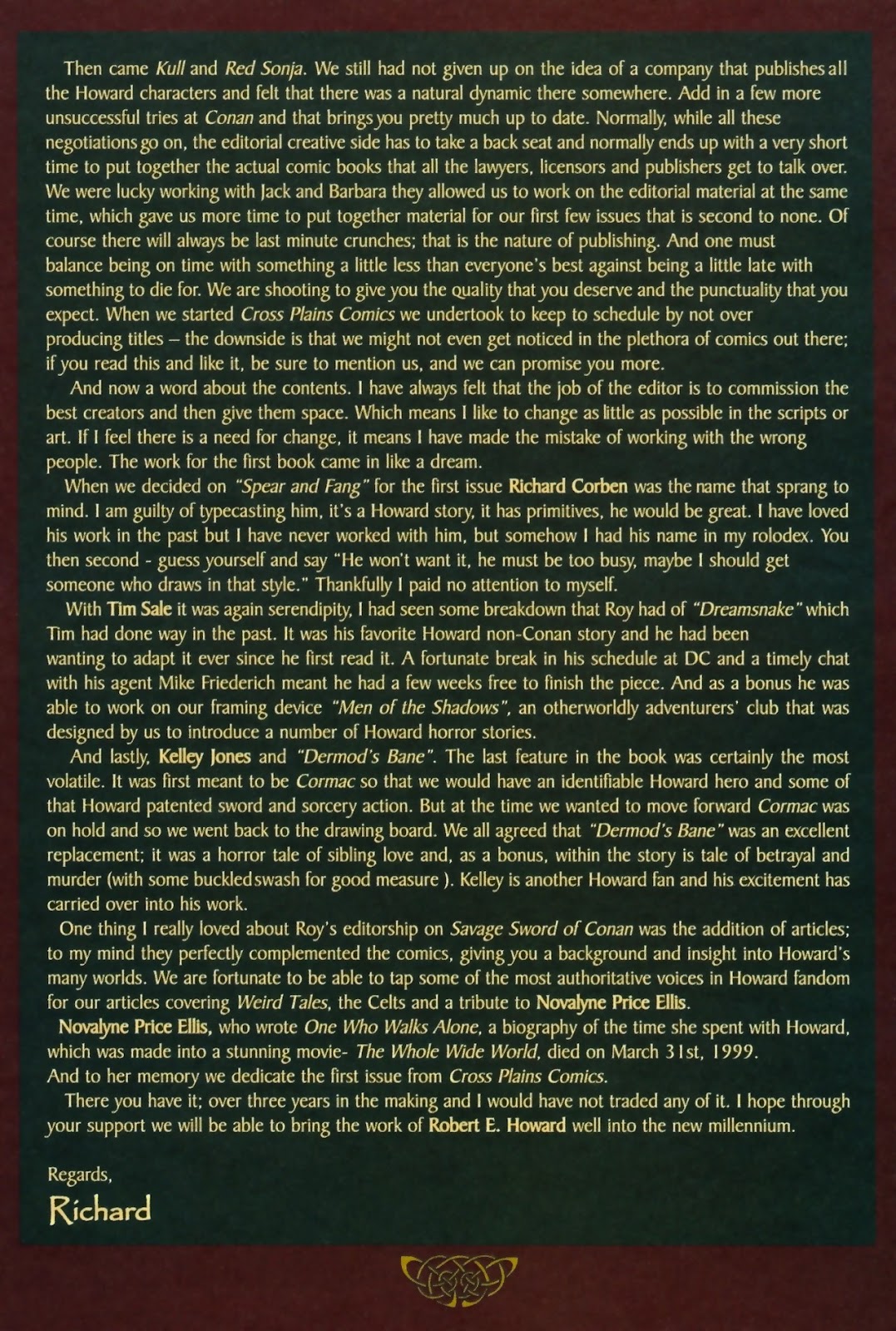 Robert E. Howard's Myth Maker TPB - Page 5