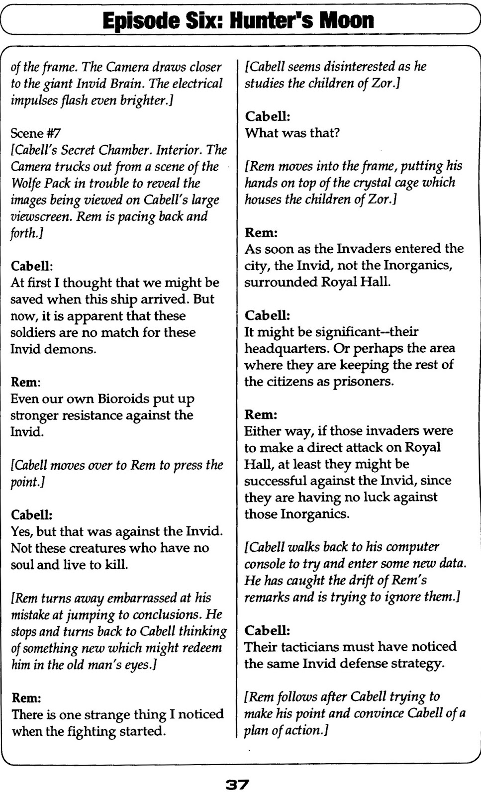 Robotech II: The Sentinels _Script_Book_2 - Page 37