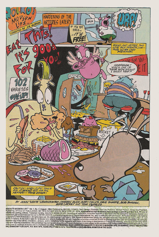 Rocko's Modern Life (1994) Issue #3 - Page 2