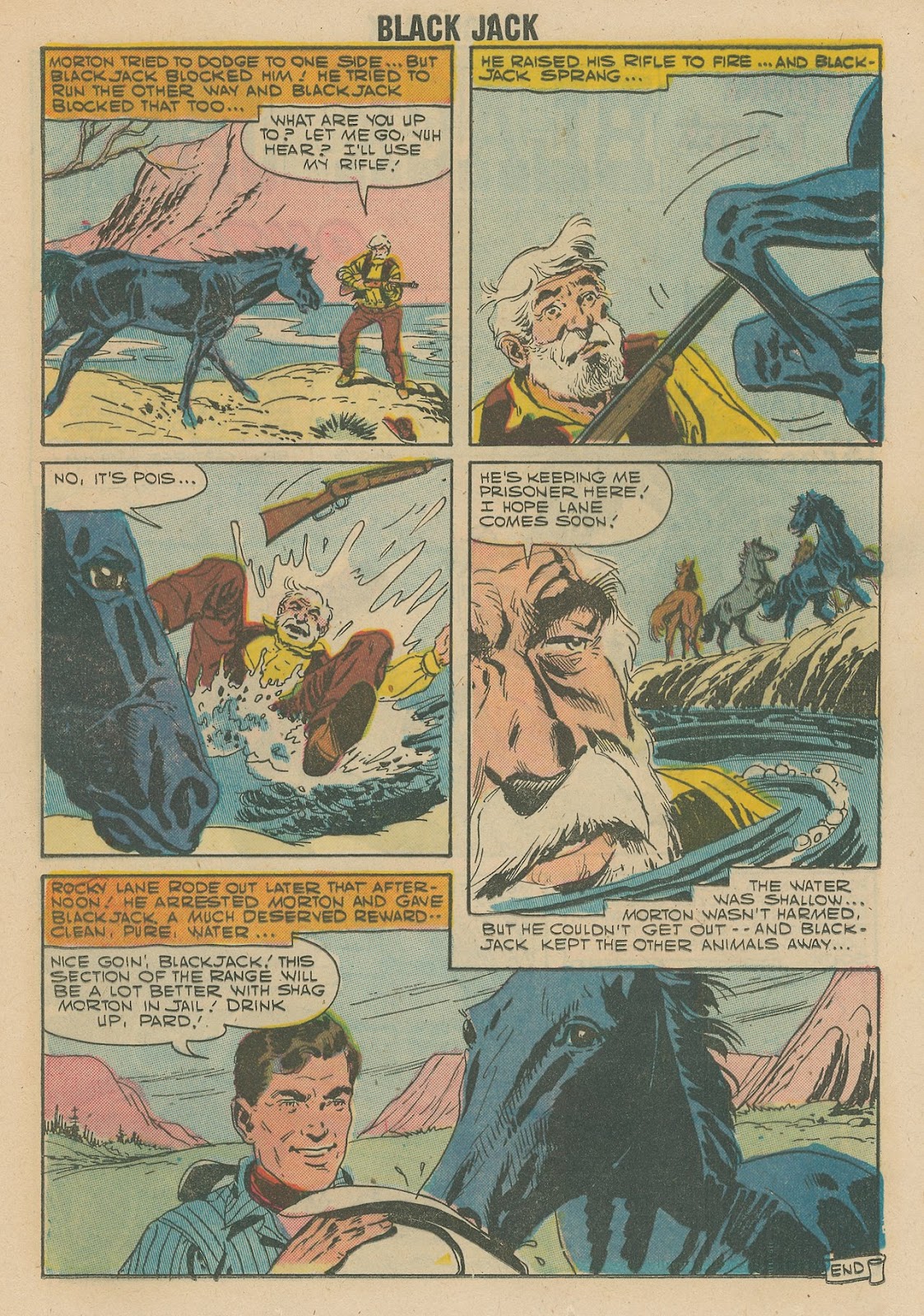 Rocky Lane's Black Jack Issue #21 - Page 13