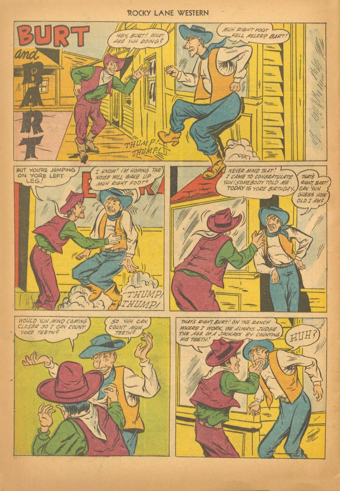 Rocky Lane Western (1949) Issue #17 - Page 36