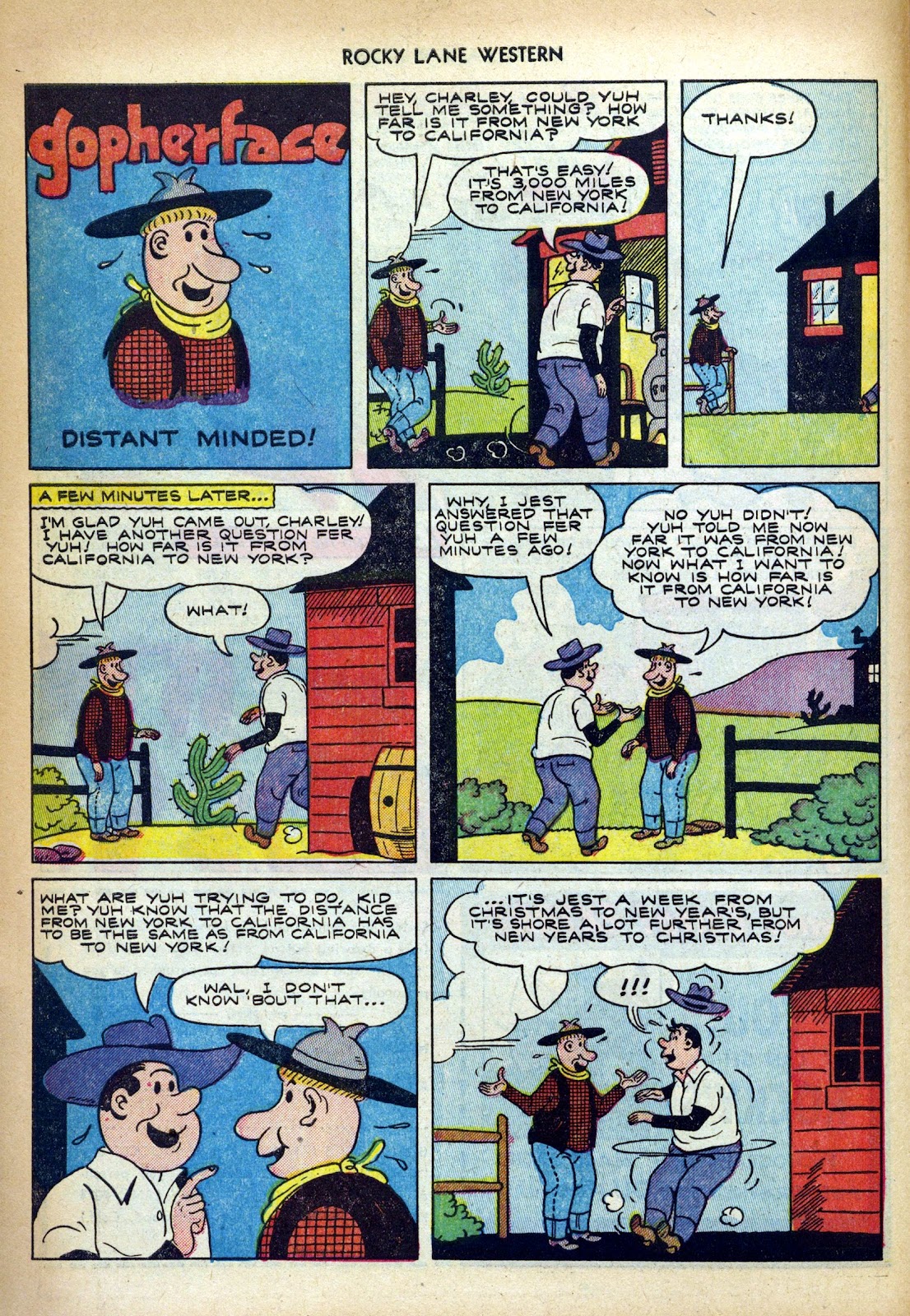 Rocky Lane Western (1949) Issue #37 - Page 10