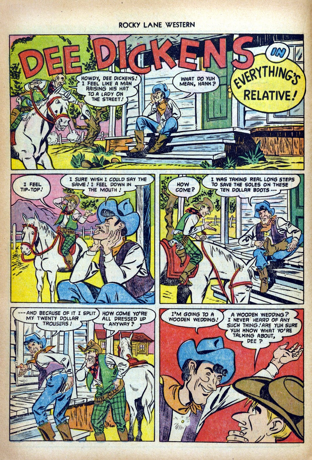 Rocky Lane Western (1949) Issue #37 - Page 12