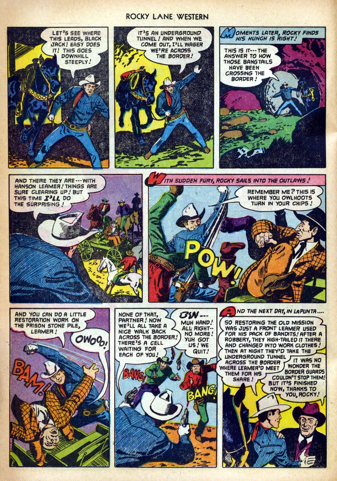 Rocky Lane Western (1949) Issue #37 - Page 24