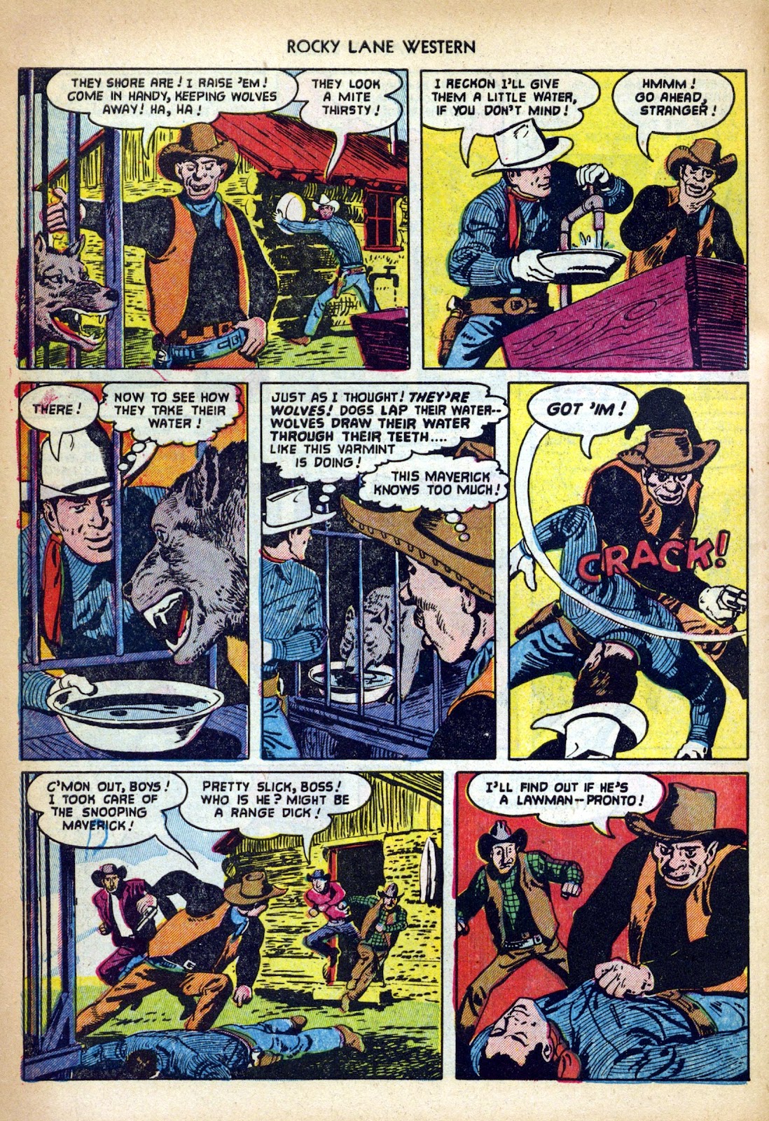 Rocky Lane Western (1949) Issue #37 - Page 6