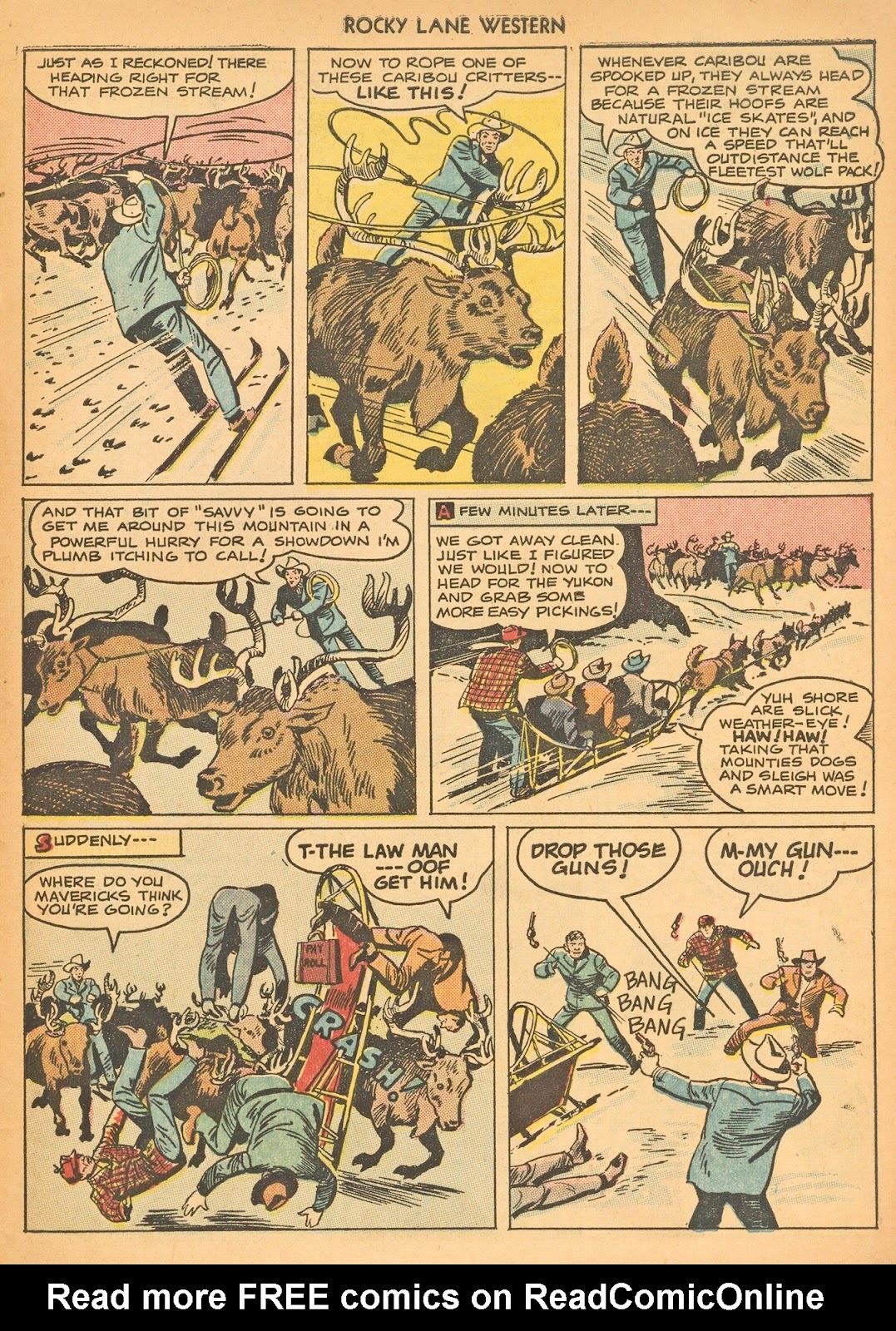 Rocky Lane Western (1949) Issue #8 - Page 47