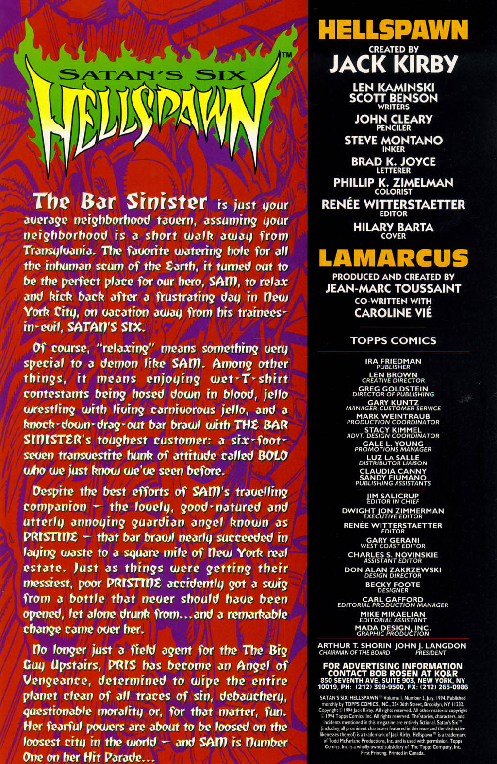 Satan's Six: Hellspawn Issue #3 - Page 2