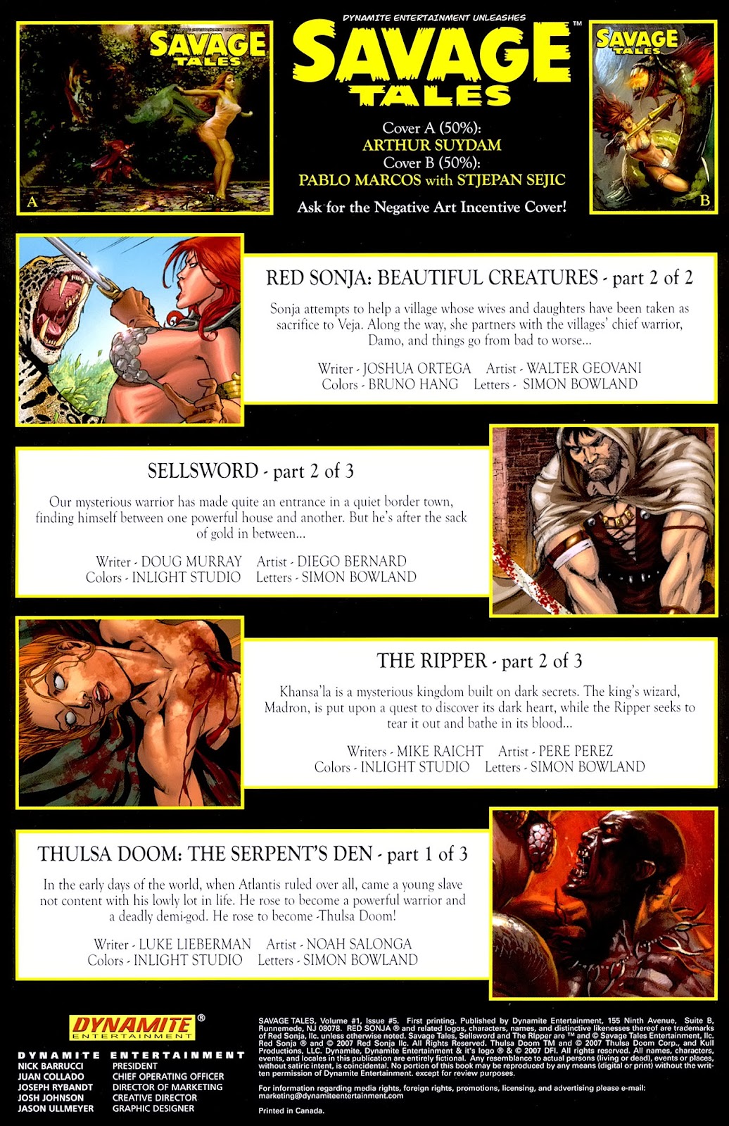 Savage Tales (2007) Issue #5 - Page 2