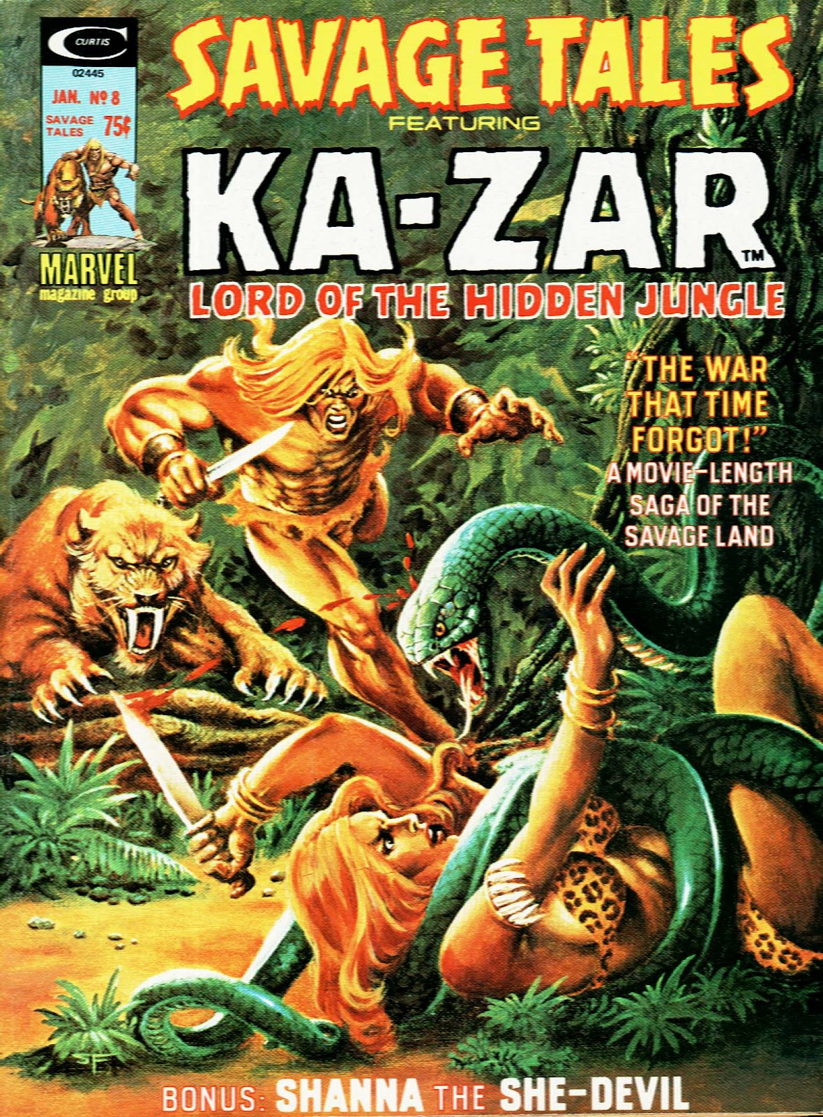 Savage Tales Issue #8 - Page 1