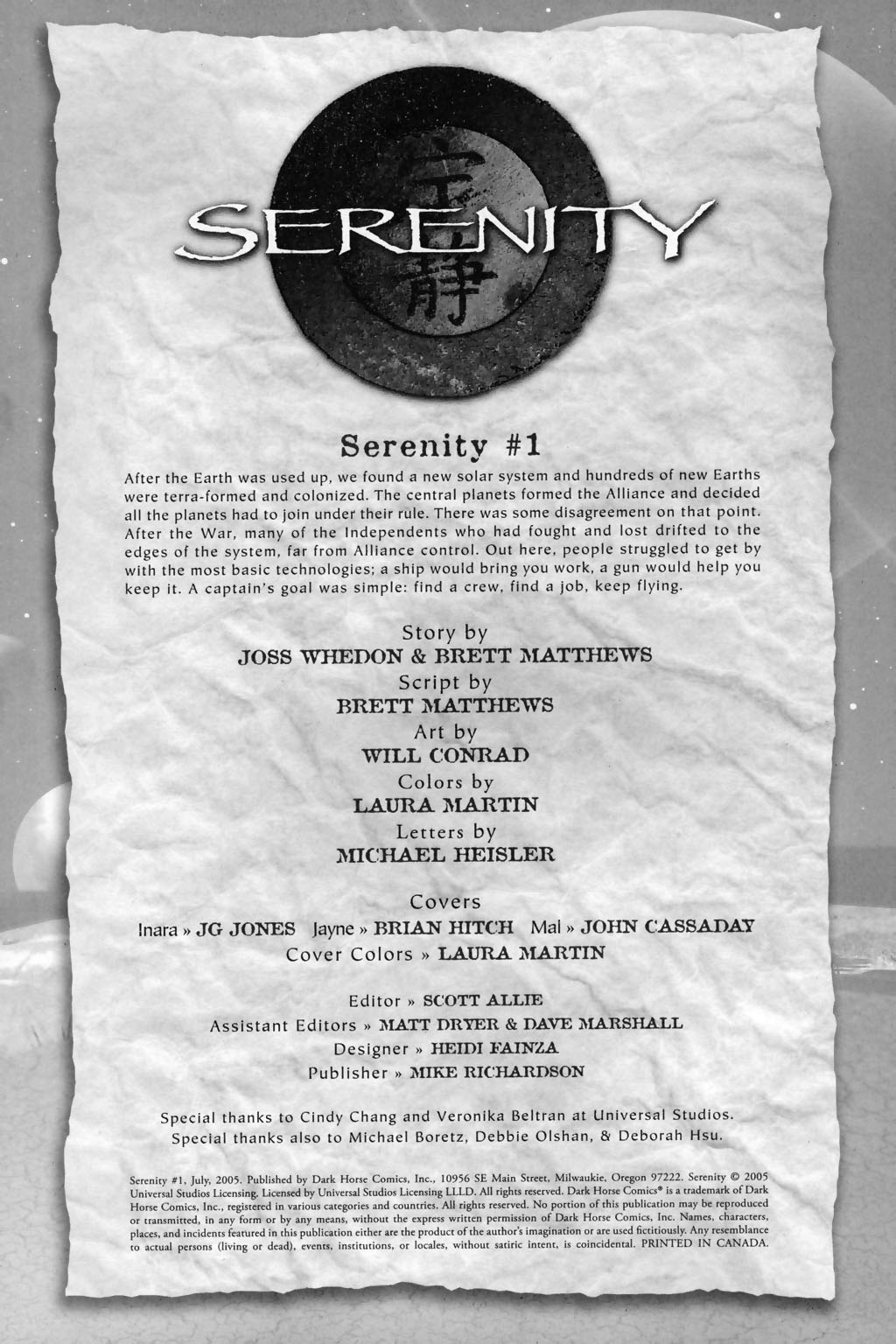 Serenity (2005) Issue #1 - Page 4
