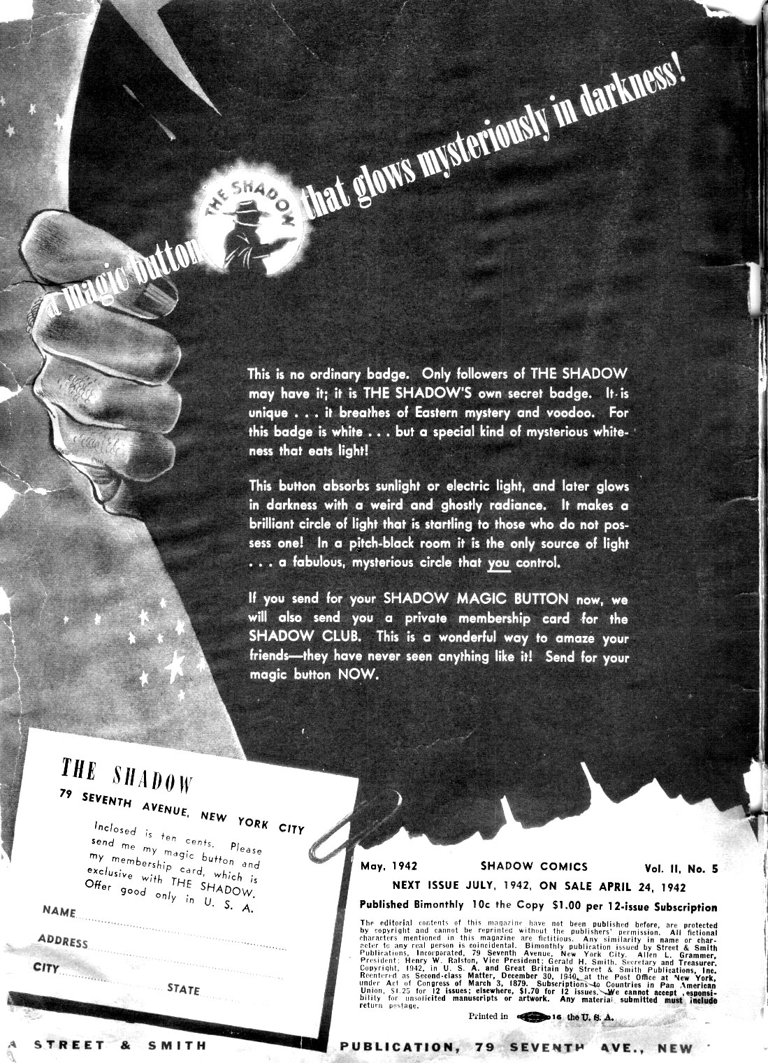 Shadow Comics Issue #16 - Page 2