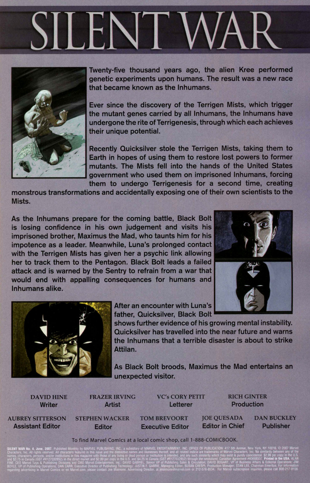 Silent War Issue #4 - Page 2