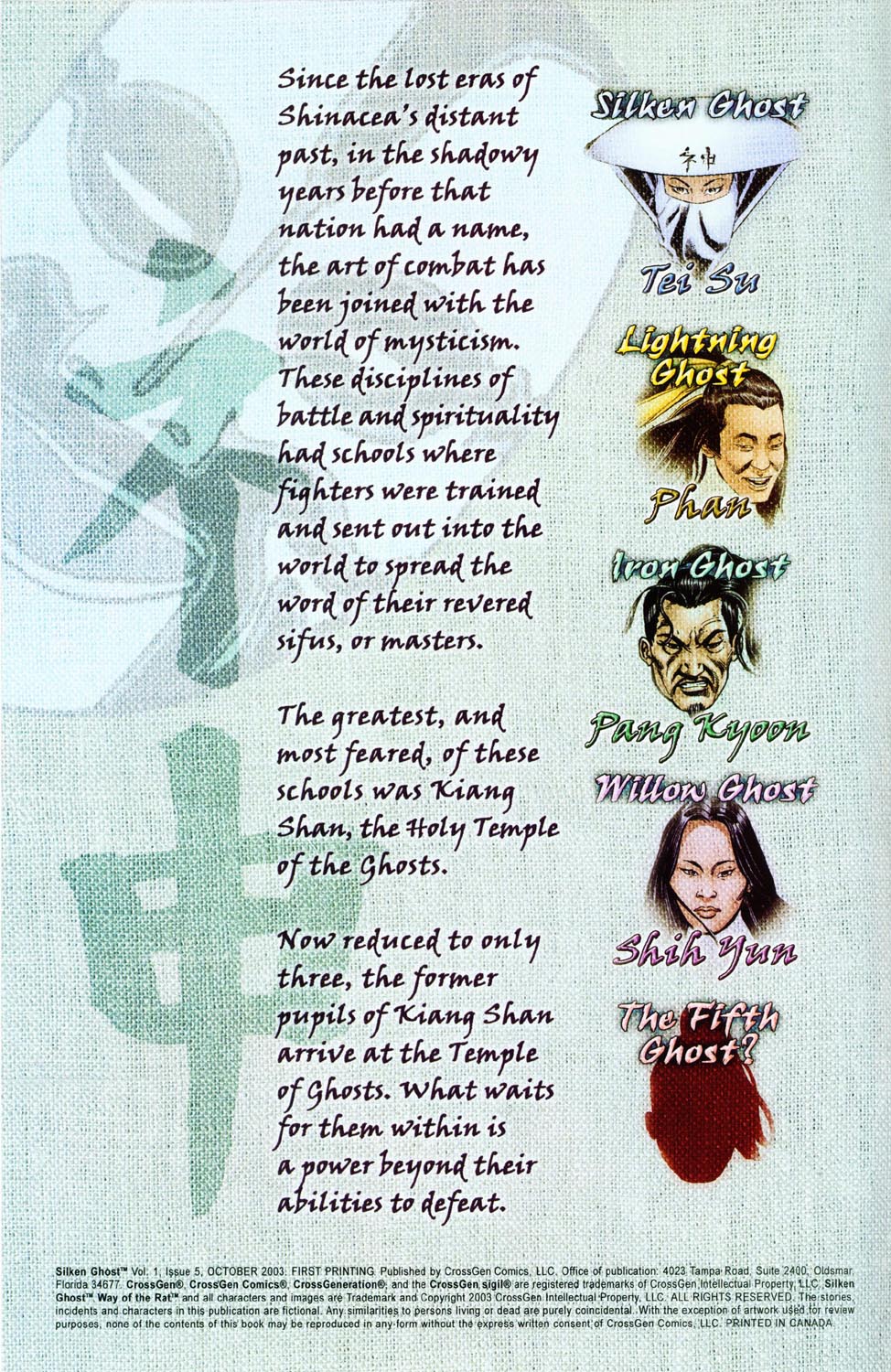 Silken Ghost Issue #5 - Page 2