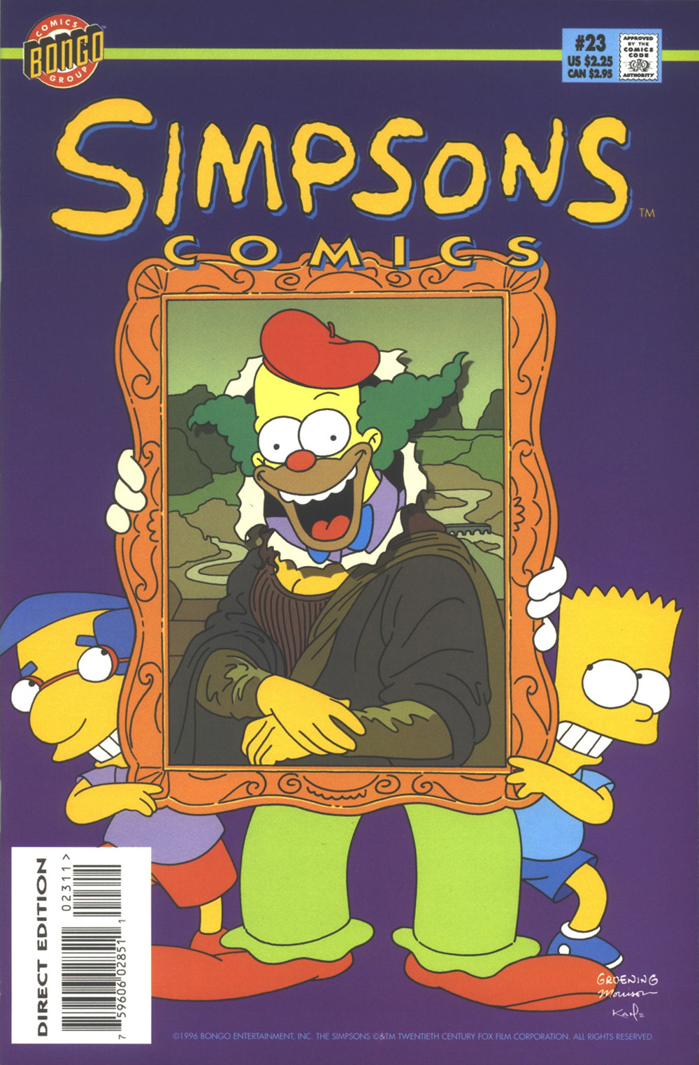 Simpsons Comics Issue #23 - Page 1