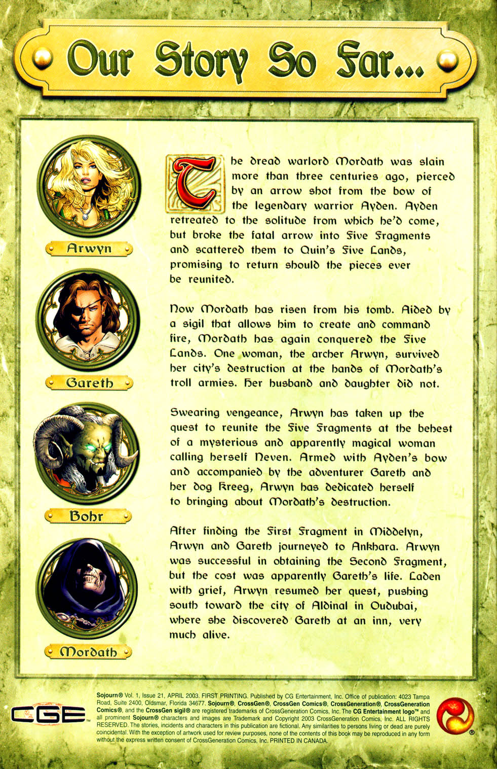 Sojourn (2001) Issue #21 - Page 4